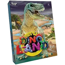 Набор креативного творчества Danko Toys Dino Land 7 в 1 Danko Toys DL-01-01U укр, набор детских игр