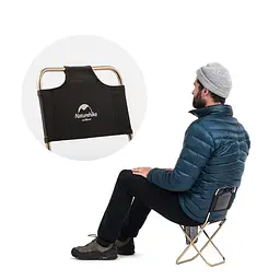 Стілець розкладний Naturehike MZ01 NH18M001-Z, чорний - мініатюра 3