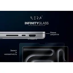 Захисне скло iLera Frosted Glass для MacBook Pro 16 2021-2025 (iLFrGLMC4) [139725] - мініатюра 3