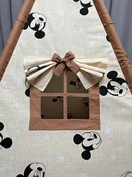 Дитячий вігвам Міккі Маус на коричневому з матрасиком БОНБОН Повний комплект 0730 - мініатюра 8