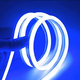 Комплект неонових стрічок LED NEON 2×5 м, жовта та синя, з блоком живлення і пультом - мініатюра 4