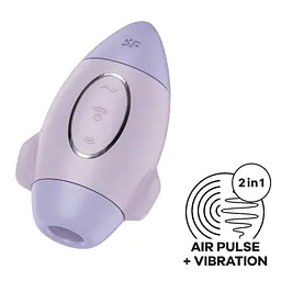 Стимулятор Satisfyer Mission Control Вакуумний, 10 см бузковий