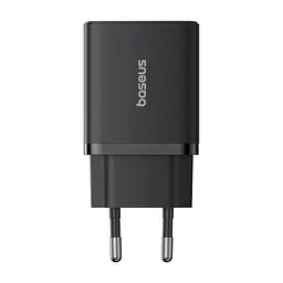 Мережевий зарядний пристрій Baseus Cube Fast Charger C+U 30W EU адаптер 2 порти чорний