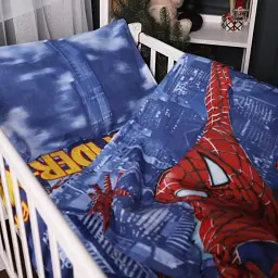 Підковдра MirSon Ranforce Elite 17-0700 Spider-Man 110х140 синя (2200010457582) - мініатюра 3