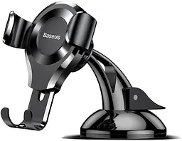 Автотримач Baseus Osculum Type Gravity Car Mount Black - мініатюра 2