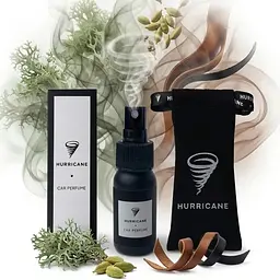 Автомобільний парфум ароматизатор Hurricane Black Спрей 30 мл