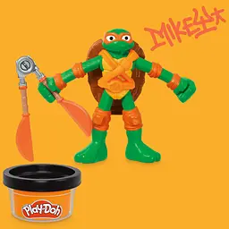 Набір для творчості Play-Doh з масою для ліплення Черепашки-ніндзя Ковабунга (G0556) - мініатюра 8