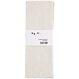 Серветка під посуд МВМ My Home (MVM) Тоскана бежева/біла 33 x 48 см (KT-22 BEIGE/WHITE)