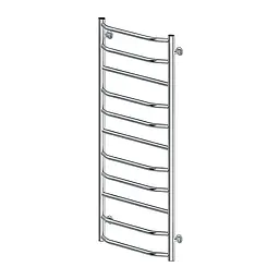 Рушникосушка водяна Onlyheat Ignis 500/1200/11, Хром