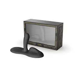 Sit-on-top смарт-вібратор Zalo - Flora Smart Vibrating Pad Obsidian Black, 9 моторів