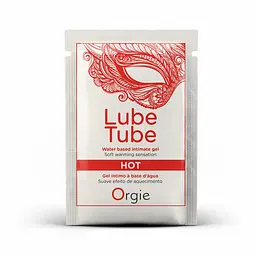 Саше Orgie Lube Tube Hot зігрівальна змазка для сексу, 2 мл