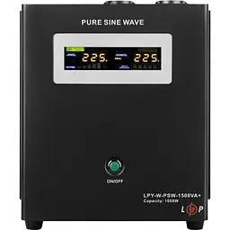 Джерело безперебійного живлення [ДБЖ] LogicPower W1500 + 2 x LPM-GL батарея 12V - 100Ah [19801] [110356] - мініатюра 2