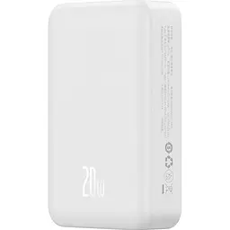 Зовнішній акумулятор Baseus Magnetic Mini 20W 10000mAh White (PPCX070002) [106690] - мініатюра 3