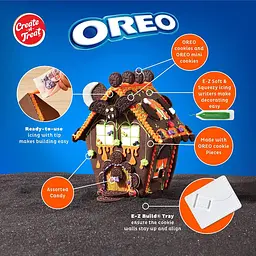 Шоколадне печиво OREO "Будиночок для Хеллоуіна" 872g - мініатюра 2