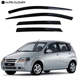 Дефлектори вікон ветровики Chevrolet Aveo T200 2002-2008 Хетчбек (SunVisor Корея)