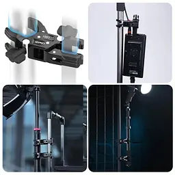 Кріплення Ulanzi VijiXiaomi LC01 Tube Clamp UV-T017 LC01 Black - мініатюра 6