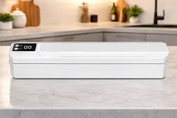 Вакуумний пакувальник пакетів Vacuum Sealer / Автоматичний побутовий вакууматор з пакетами, вакуумайзер для пакування та зберігання їжі