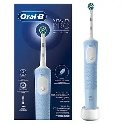 Електрична зубна щітка Oral-B Vitality D103.413.3 PRO Protect X Clean Vapor Синій