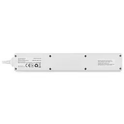 Мережевий фільтр живлення REAL-EL RS-6 Protect M 1.8m, white (EL122300031) - мініатюра 9
