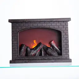 Камін-світильник новорічний декоративний Yiwu з LED-підсвіткою USB 12×20×27.5 см CR-3-4  - мініатюра 4