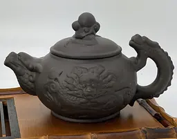 Чайник глиняний 400 мл Перлина Дракона (темний)