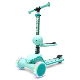Самокат iSporter EVO 2в1 з сидінням зелений (M2_Green)