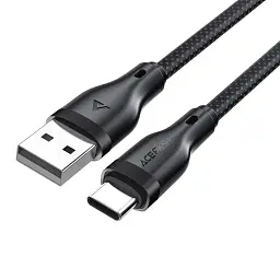 Дата кабель USB 2.0 AM to USB-C 1.2m 3.0A Acefast (6974316282693) - мініатюра 3