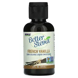 NOW Пдсолоджувач Better Stevia - 59 мл French Vanilla