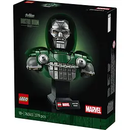 Конструктор LEGO Super Heroes Marvel Бюст Доктора Дума 379 ел. (76345) - мініатюра 4