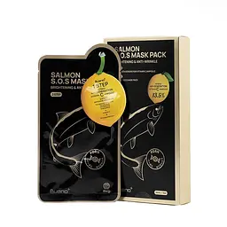 Тканинна маска Salmon VITAMIN S.O.S Mask Bueno 30+2 мл - мініатюра 2