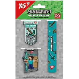Закладки магнітні Yes Minecraft 3 шт. (708346) - мініатюра 2