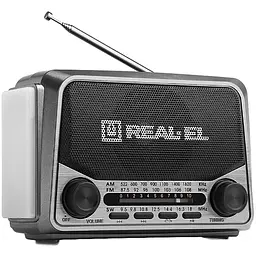 Радіоприймач Real-El X-525 Grey (EL121800004) - мініатюра 3
