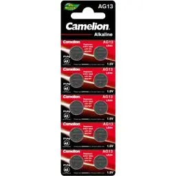 Батарейка Camelion AG13 / LR1154 / LR44 / V13GA Alkaline х 10 (AG13-BP10)