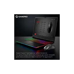 Мишка GamePro Asgard Surt Wireless/Bluetooth/USB Black (GM017B) - мініатюра 9