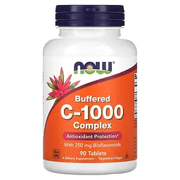 NOW Буферизований Вітамін C-1000 - 90 таб