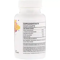 Ферменти травлення Thorne Bio-Gest 60 капсул - мініатюра 2