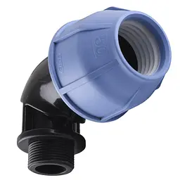 Коліно ПНД Vsplast 50x1 1/4 '' ЗР 4003 000007898 - мініатюра 2