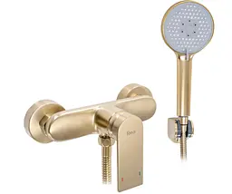 Змішувач для душу Rea Verso настінний brushed gold REA-B6566, Золотий