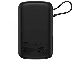 Power Bank Baseus Bipow Pro Digital Display Fast Charge 10000mAh 20W Lightning (Type-C cable) Black (PPQD020001) - мініатюра 3