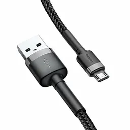 Кабель Baseus Cafule Micro USB 3m (CAMKLF-HG1) Gray/Black [69673] - мініатюра 4