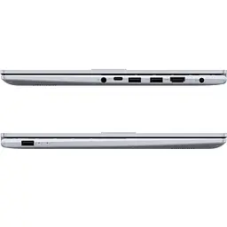 Ноутбук ASUS Vivobook 15X K3504VA-BQ408 15.6' FHD, Intel i3-1315U, 16GB, F512GB, UMA, noOS, Сріблястий (90NB10A2-M00FP0) - мініатюра 6