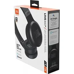 Бездротові навушники JBL Live 460NC чорні (JBLLIVE460NCBLK) JBLLIVE460NCBLK - мініатюра 7