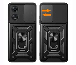 Панель BeCover Military для Oppo A58 4G Black (710713) - мініатюра 2
