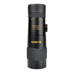Потужний монокуляр Sigeta Haunt 8-24x40 (штатив, смартфон-адаптер) - мініатюра 6