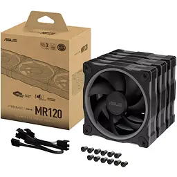 Комплект вентиляторів ASUS PRIME MR120 ARGB BLACK 3IN1 (90DA00I0-B09020) - мініатюра 10