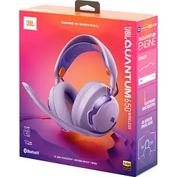 Игровая гарнитура JBL Quantum 650 Purple (JBLQTUM650PUR) - миниатюра 10