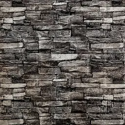 Самоклеюча декоративна 3D панель Sticker Wall 700x770x5мм Сірий цегла піщаник 059 SW-00000178