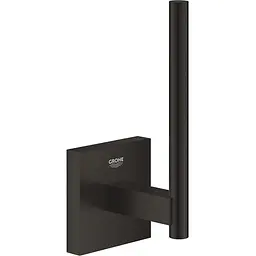 Тримач запасного рулону туалетного паперу Grohe QuickFix Start Cube 409792430 Чорний матовий