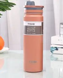 Термопляшка Tyeso 530 мл з нержавіючої сталі для кави води pink - мініатюра 3