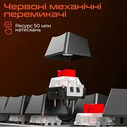 Клавіатура Meetion MK008 Pro USB Type-C Black (MT-MK008Pro-W-RUA) - мініатюра 2